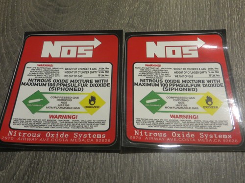 Nos stickers vinyl decals - vinyl,