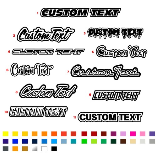 Custom vinyl sticker outlined - vinyl,