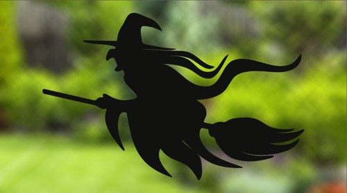 Witch halloween spooky - witch, window