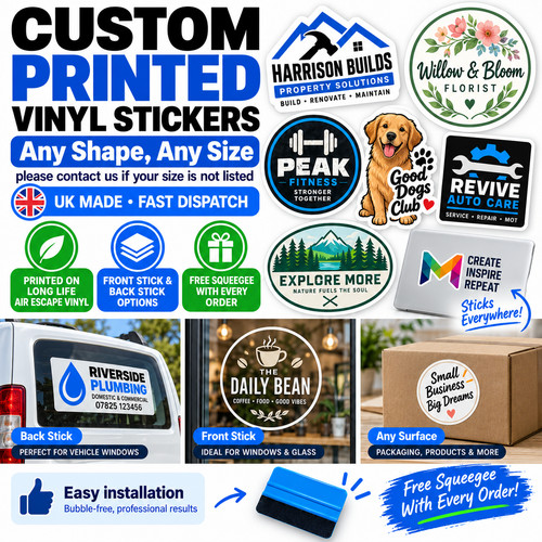 Personalised stickers custom - personalised,