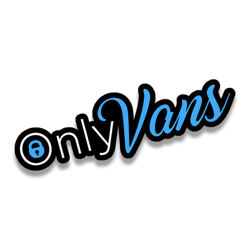 Onlyvans funny vinyl sticker - onlyvans,