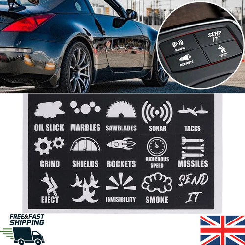 Car blank button decals - car,