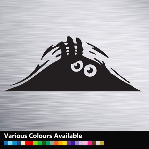 Peeking monster funny - peeking, vinyl