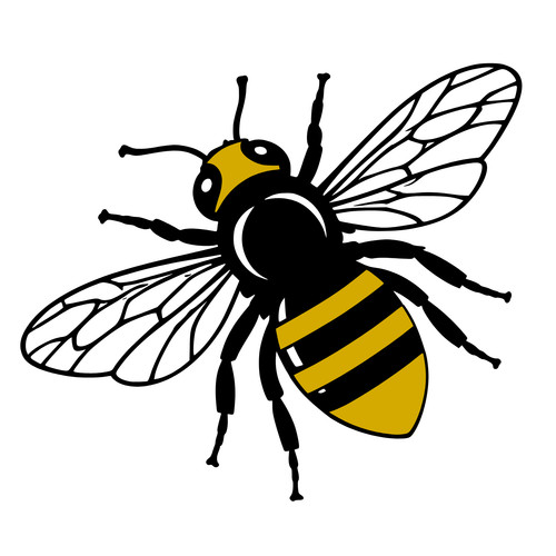 Bee vinyl stickers decals - ,