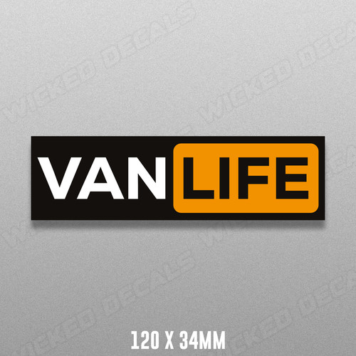 Van life funny vinyl - van,