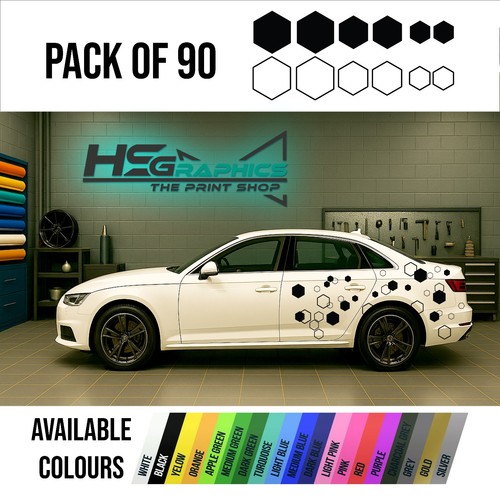 Hexagon car graphics