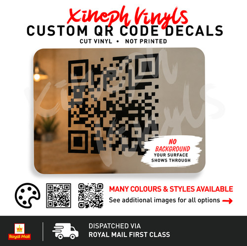 Code vinyl sticker decal - qr,