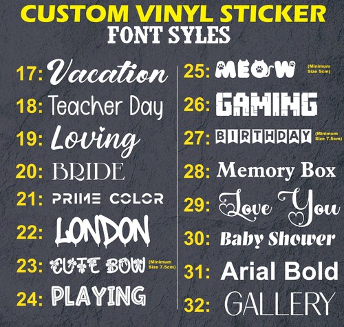 Personalised name vinyl - personalised,