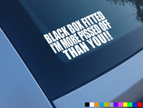 Black box fitted funny - black,