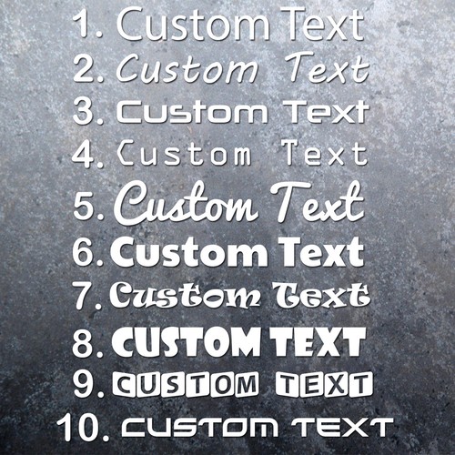 Personalised custom name - custom,