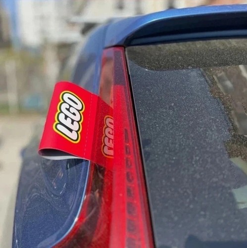 Universal lego car tag label - lego,