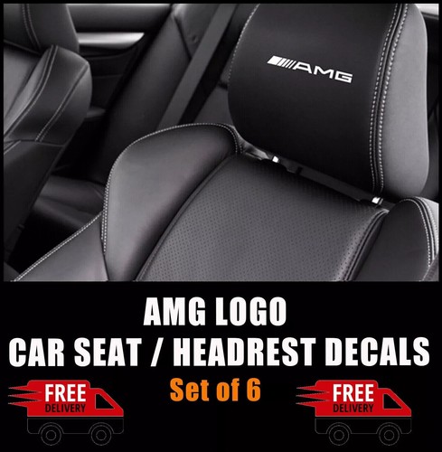 Amg rings car seat decals - amg,