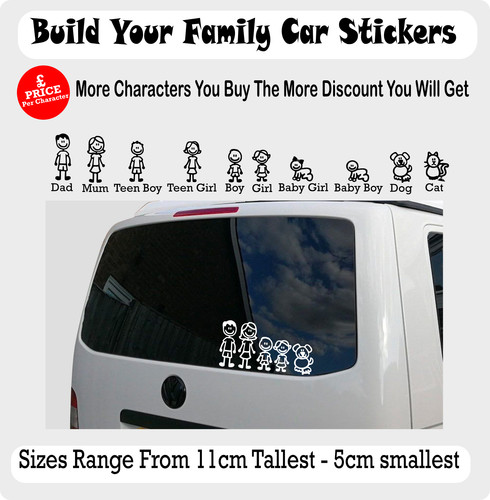 Car stick family - car,