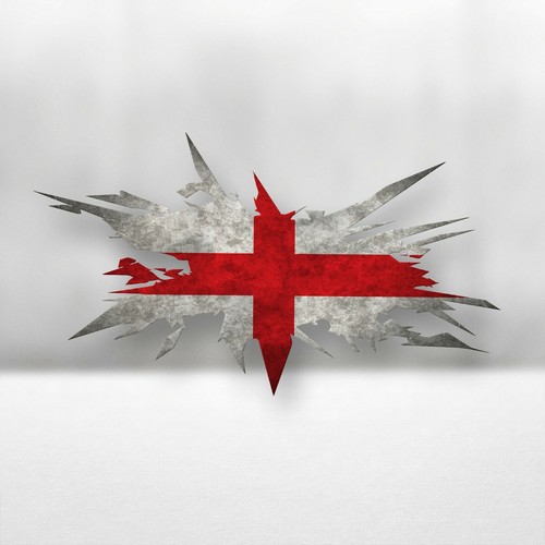 England english flag splatter - england,