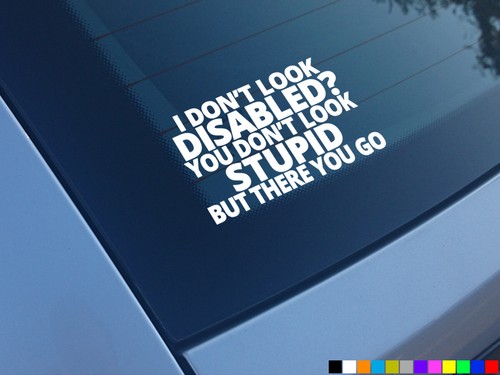 Dont look disabled funny - i,