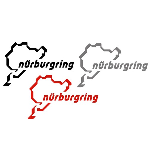 Nurburgring car sticker - 2,