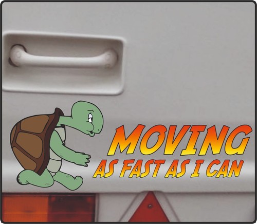 Moving fast can funny - as, i