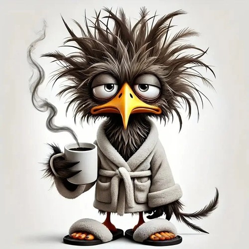 Funny bird car decal - funny,
