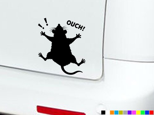 Rat splat funny car - rat, stickers