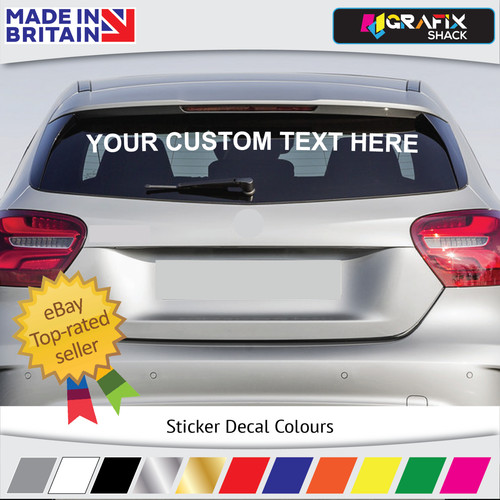 Custom text personalised car - custom,