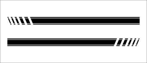 Design side stickers - side, (pair)